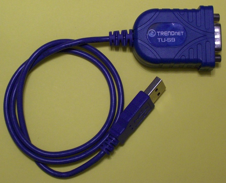 File:TRENDnet USB to RS232 Converter.JPG
